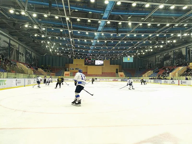 Освещения Ледового дворца спорта в г. Темиртау, Казахстан